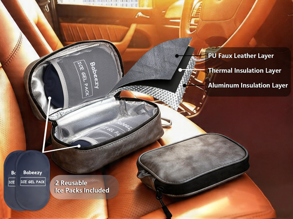 cell phone insulated pouch for heat phone cooling pouch ice pack phone cooler for car