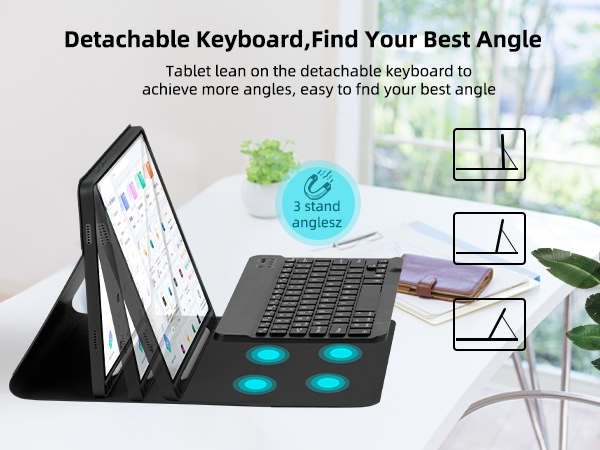 tab a9 plus keyboard case