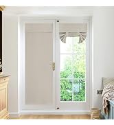 RYB HOME Blackout Door Window Curtain, Self-Ahensive Window Blinds Privacy Room Darkening Curtain...