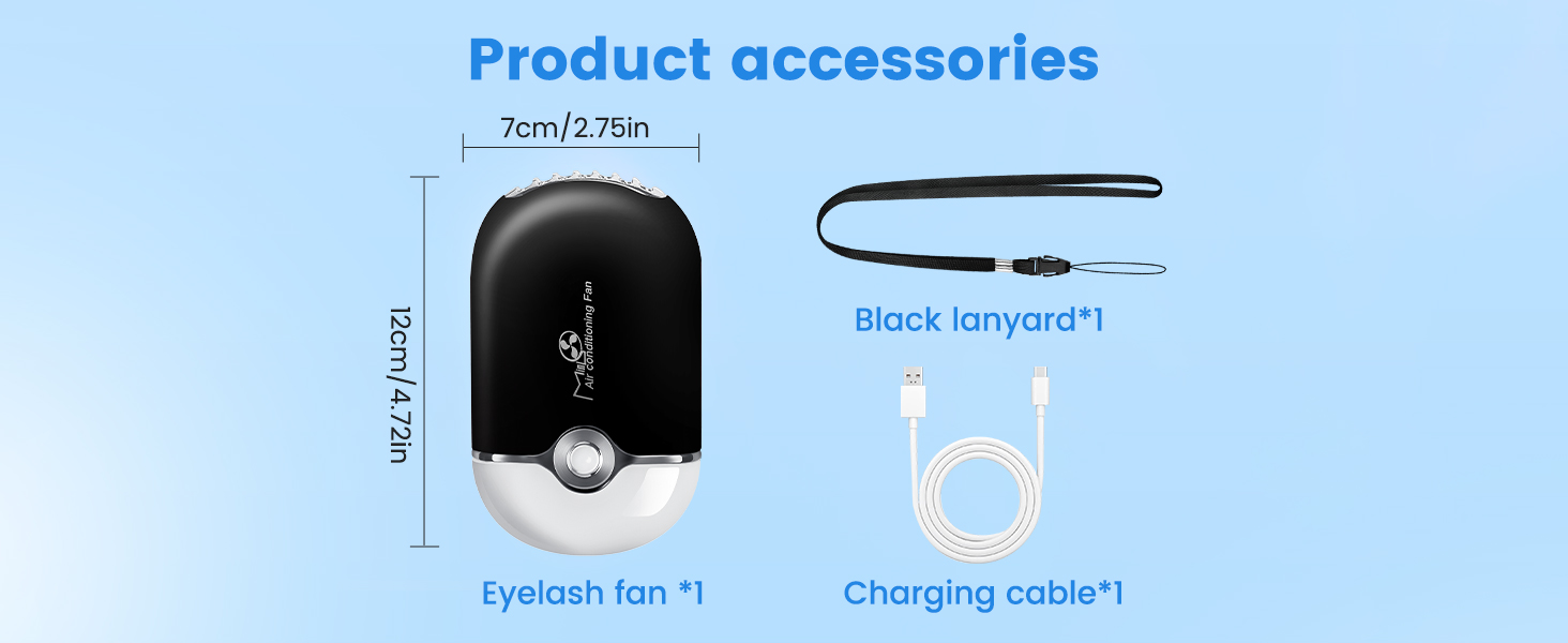 Mini Portable Eyelash Blower Fan