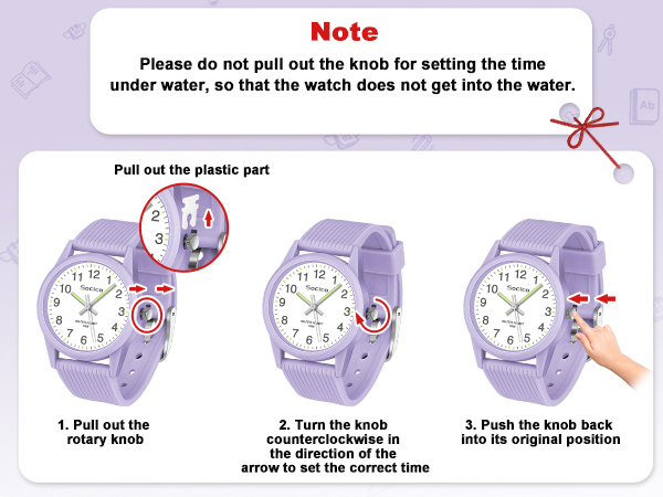kids analog watch