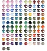 113 Colors Diamond Painting Beads 22600 Pieces 5D Round Drills Gem for Diamond DIY Art Accessorie...