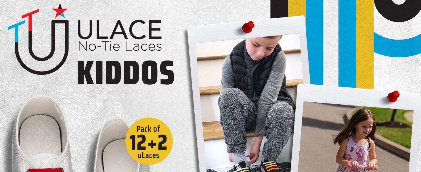 uLace Kiddos no tie laces
