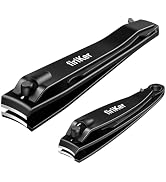 firiKer Nail Clippers with Nail File,Fingernail Clipper,Toe Nail Clippers | Nail Clipper Set (Bla...