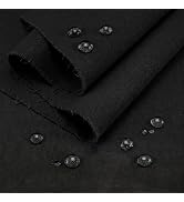 Q&J Fabric Co. 10 Yards Waterproof Canvas Fabric by the Yard 8oz Cotton Canvas Fabric 59 Inch Wid...