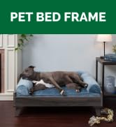 pet bed frame dog furhaven