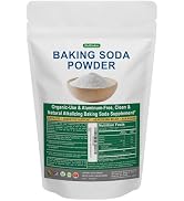 BioWisdom Nutraceuticals Baking Soda Powder for Organic Use, Grade 1 Aluminum Free Baking Soda, N...