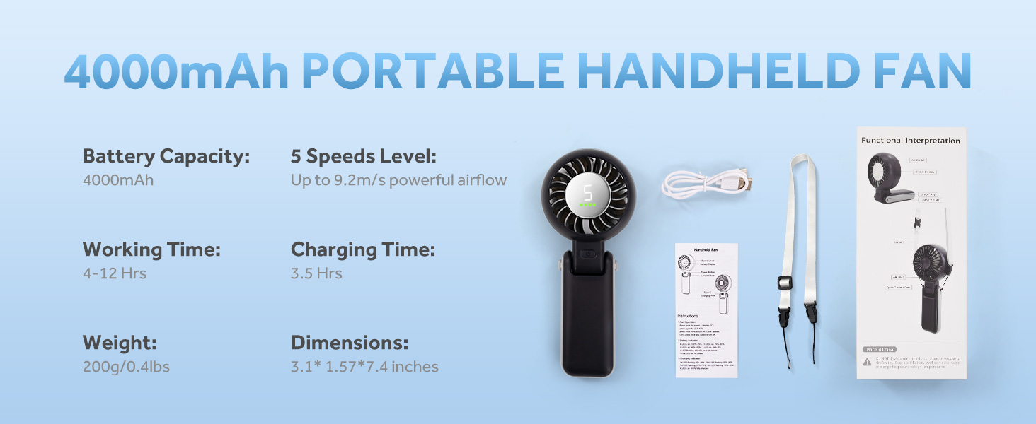 handheld fan