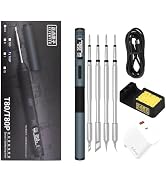 ALIENTEK Soldering Iron Kit, 100W Fast Heating T80/T80P Digital Soldering Iron PD/QC,Type-C Porta...