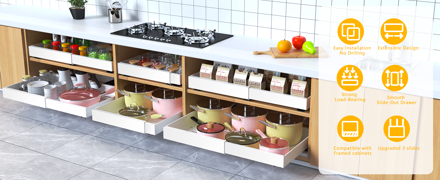 pull out cabinet organizer