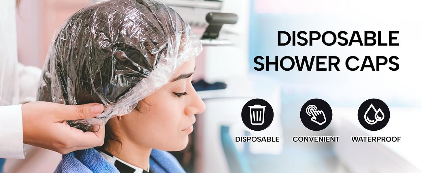 Disposable shower cap