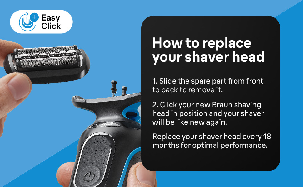replace shaver head