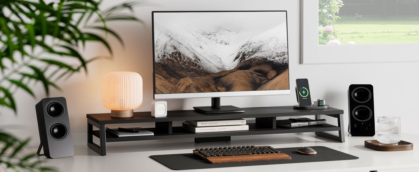 computer risers for desk monitors