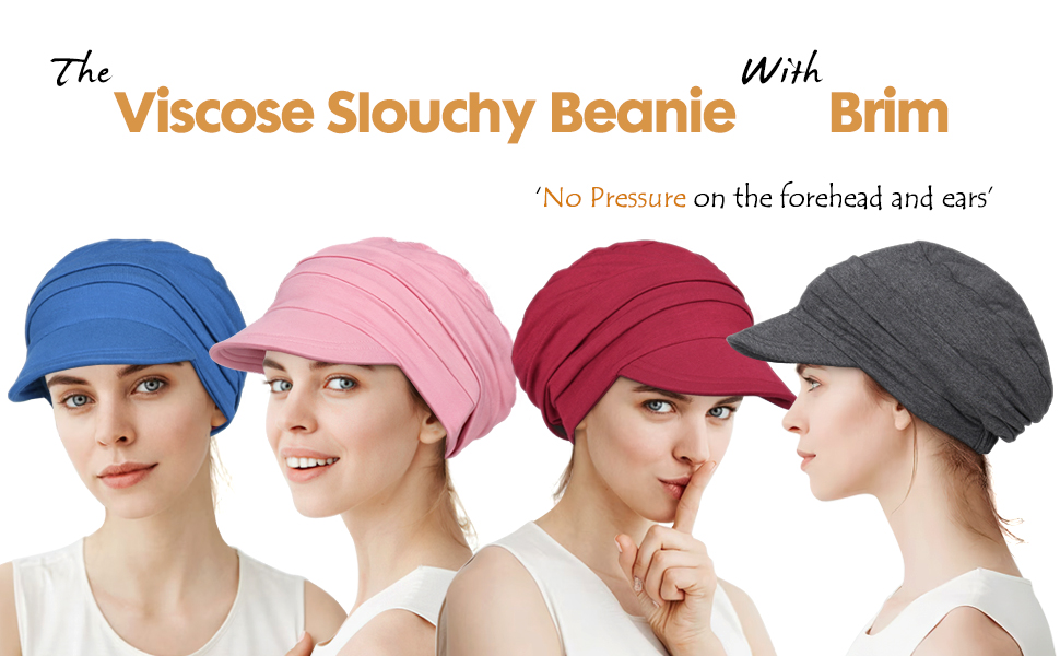 bamboo viscose slouchy beanie