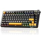 OIXOC AU75 Wireless Mechanical Keyboard, x Aula 75% Hot-Swappable RGB Gaming Keyboard with Multi-...