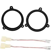 RED WOLF 6.5 Inch Rear Door Speaker Adapter W/Speaker Harness for 2009-2011 Subaru Forester Outba...