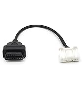 Goliton OBD2 OBDII Diagnostic Cable Adaptor 20 Pin to 16 Pin Compatible with New Tesla Model X/S ...