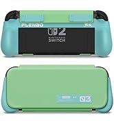 Plenbo FoldeX 2-in-1 Grip Case for Nintendo Switch 2: Detachable Flip Protective Cover & Dockable...