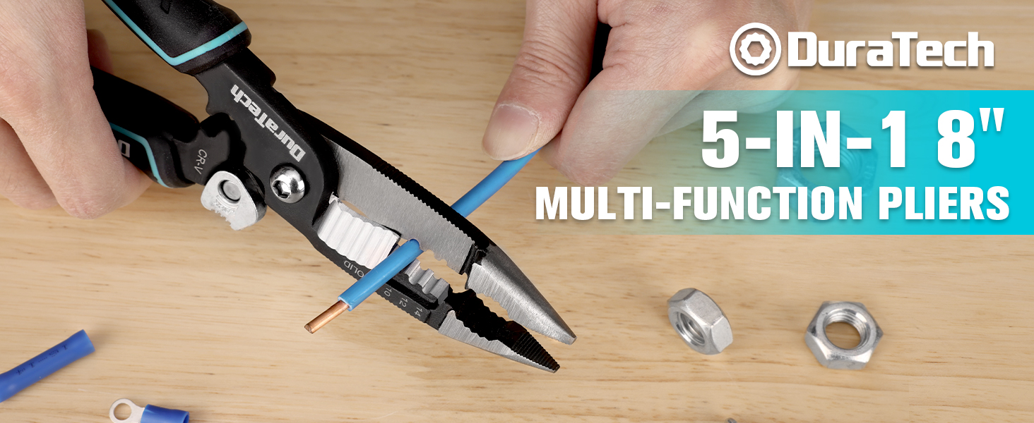 DURATECH 5-in-1 Wire Stripper Tool