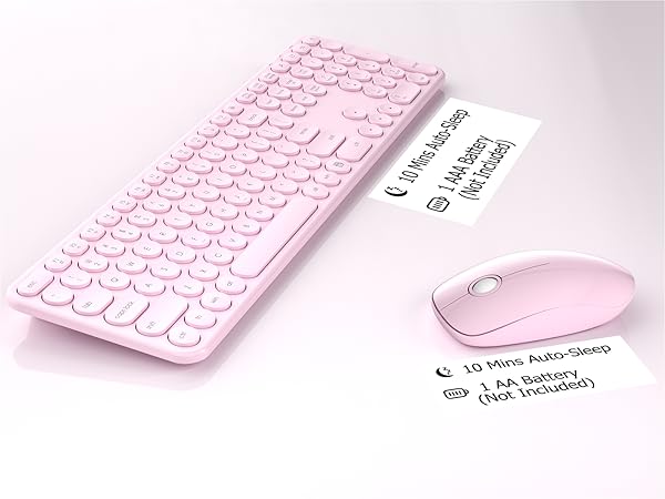 Wireless Keyboard & Mouse Set for the Modern Desk
