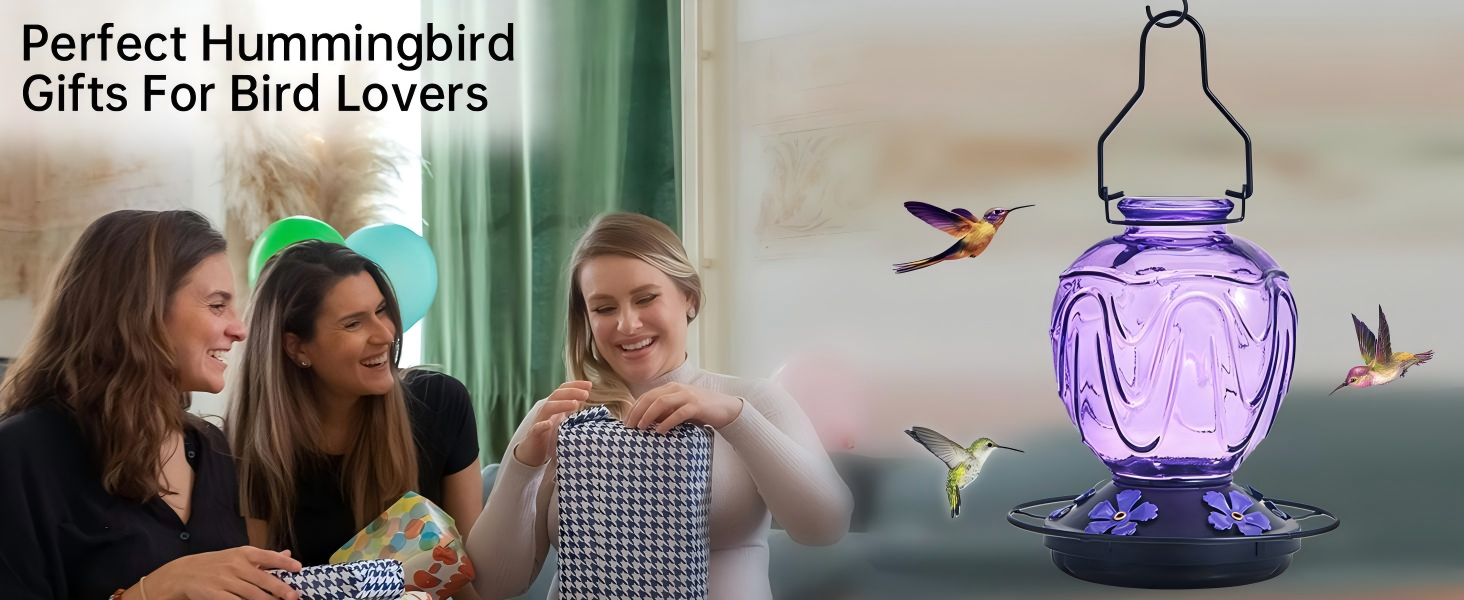 decorative hummingbird feeders for outdoors