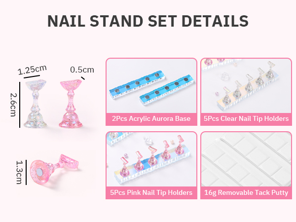 Nail Stand Set Details