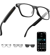 Giwbeiv AI Smart Glasses for Men and Women with Chat GPT, Bluetooth Translation Glasses with 164 ...