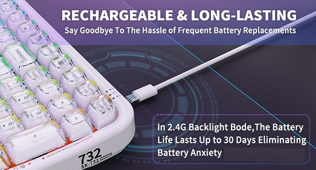 rechargeable wireless keyboard