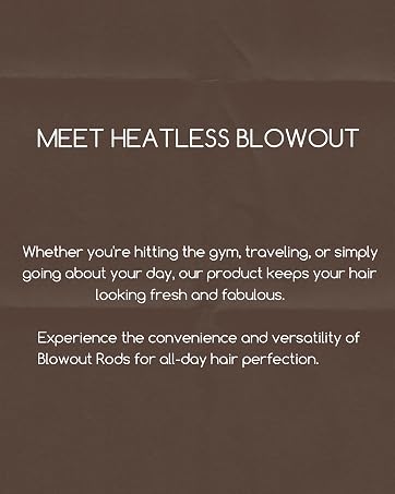 heatless blowout