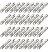 36 Pack 3 Inch Stainless Steel Straight Mending Plates - Heavy Duty Rust-Resistant Repair Bracket...