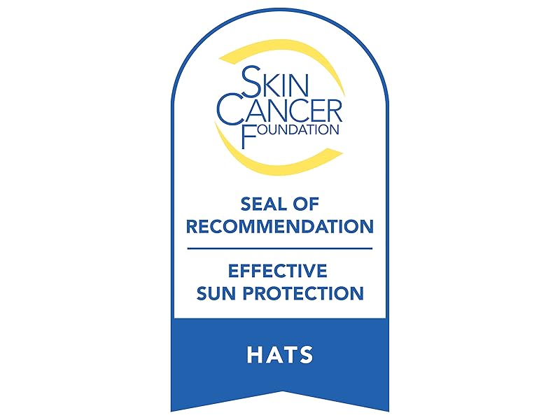 Skin Cancer Foundation Seal of Recommendation SwimZip Wide Brim and Neck Flap Hats UPF 50