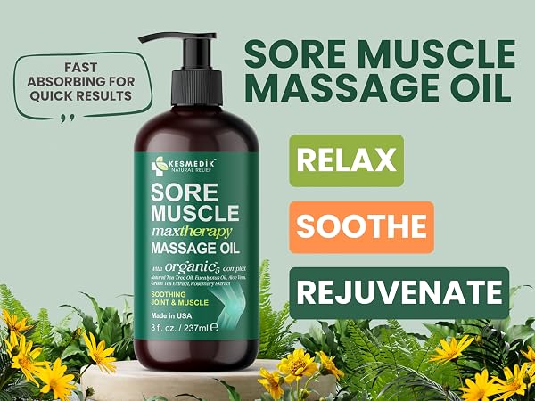 Massage Oil - Key Benefits