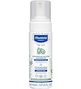 Mustela Cradle Cap Foam Shampoo for Newborn - Baby Shampoo with Natural Avocado - Tear-Free & Fra...