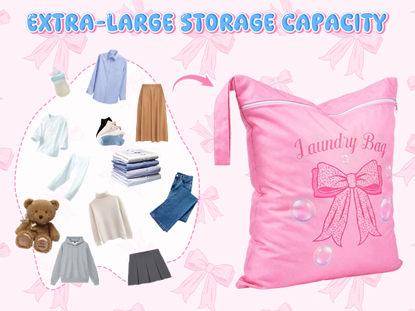 Bow Laundry Bag