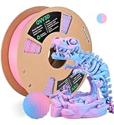 OVV3D PLA Filament 1.75mm, Matte Macaron PLA 3D Printer Filament,Dual Color PLA Sky Blue and Pink...