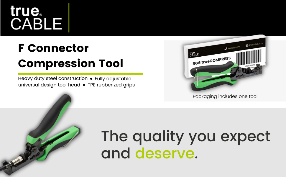 RG6 f connector compression tool