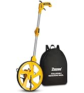 Zozen Measuring Wheel, with Brake & Handle Reset - Advanced Collapsible Distance Measuring Wheel ...