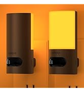 Lyridz Plug-in LED Amber Night Light with Motion Sensor, Rotatable, Dimmable Backlit Nightlight, ...