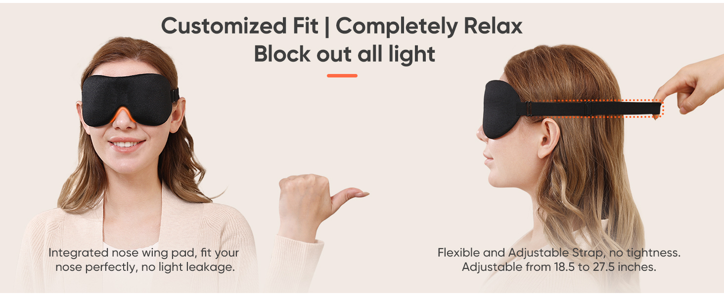 sleep eye mask one size fit all