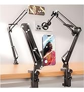 LISEN for Magsafe Gooseneck Phone Holder Mount for Desk Bed, Overhead Phone Mount Stand iPhone Ho...