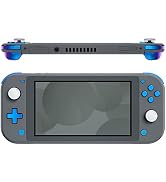 eXtremeRate Chameleon Purple Blue Glossy Replacement ABXY Home Capture Plus Minus Keys Dpad L R Z...
