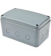 Waterproof Junction Box,Greencycle 1PK ABS IP66 Waterproof & Dustproof,Outdoor/Indoor Junction Bo...