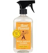 Aunt Fannie's All Purpose Wood Spray Cleaner, No-Wax Formula, Perfect for Wood Tables, Walls, Cou...