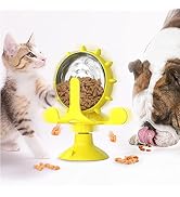 OwnLifeYF Interactive Cat Treat Leaking Toy for Small Dogs Original Slow Feeder Funny Dog Wheel P...