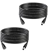 9.8FT 16AWG DC 5.5x2.5mm Male to Female Power Extension Cord for CCTV Cameras, LED Strip Lights, ...