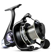 Alwonder Saltwater Spinning Reel 10000/11000 Surf Fishing Reel Graphite 13+1 Stainless Steel BBS ...