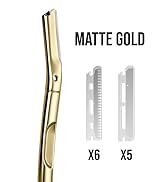 ZOMCHI Dermaplane Razor with 11 Blades for Women & Men, Eyebrow Trimmer with Protective Silicone ...