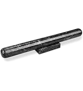 HESHIBI Marble Rolling Pin with Stand, 15.7" Black Stone French Heavy Polished Non Stick Cookie P...