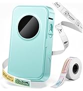 Phomemo Label Maker Machine with Tape, D35 Portable Bluetooth Handheld Label Printer Wireless Min...