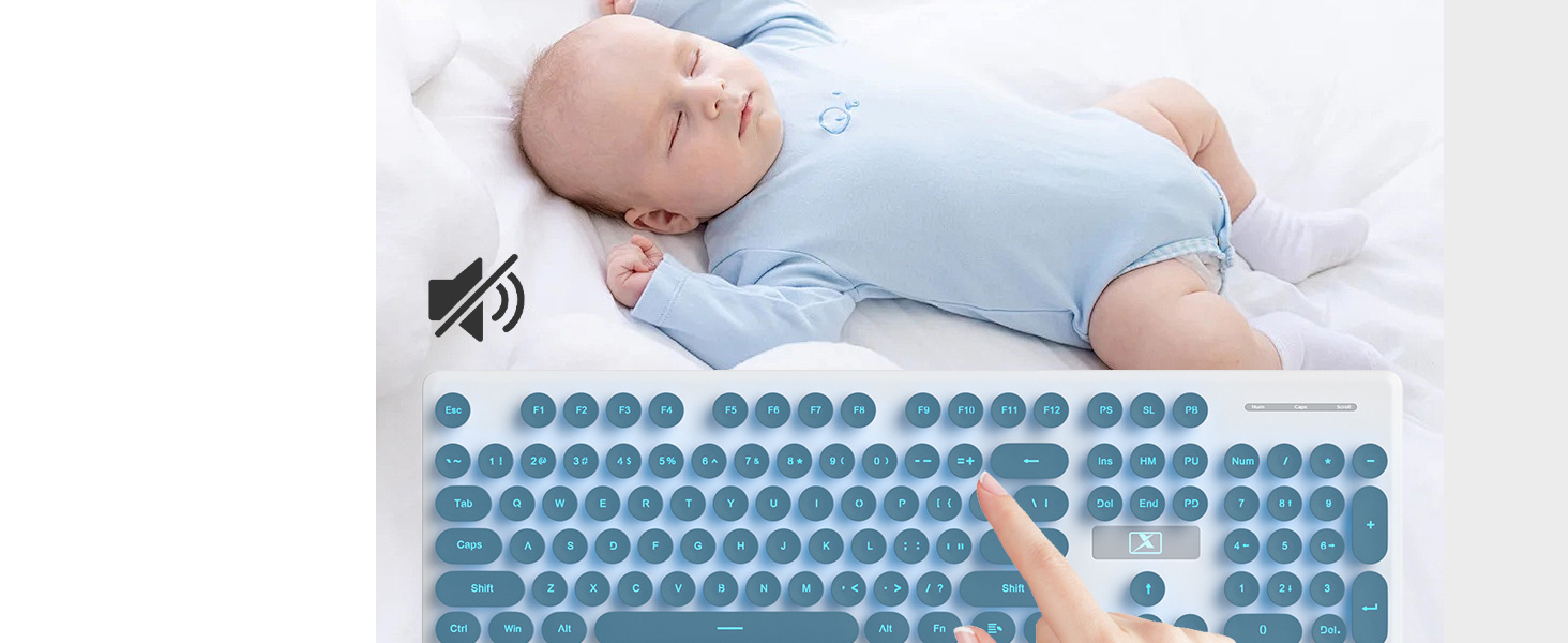 Silent Membrane Keyboard